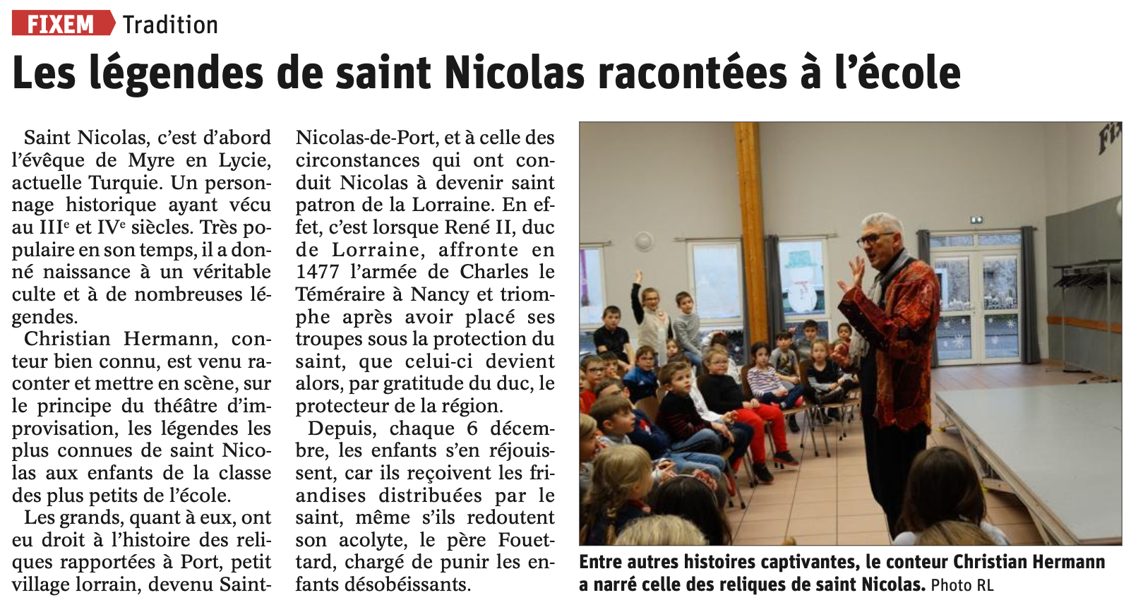 les legendes de St Nicolas - Fixem